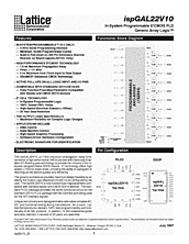 DataSheet ispGAL22V10 pdf